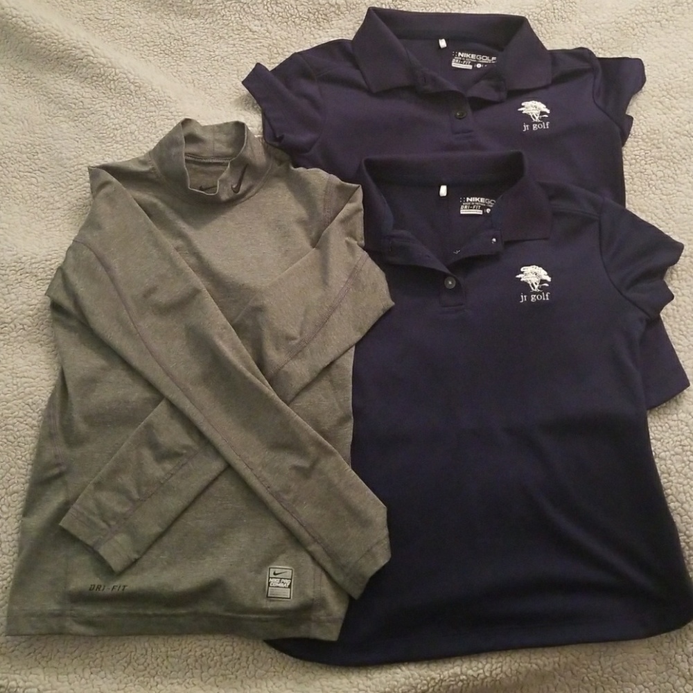 3, dri fit Nike shirts